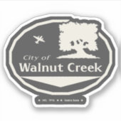 STICKER WALNUT CREEK CALIFORNIA (Devant)