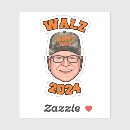 Sticker Walz 2024 (Feuille)