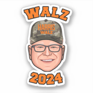 Sticker Walz 2024