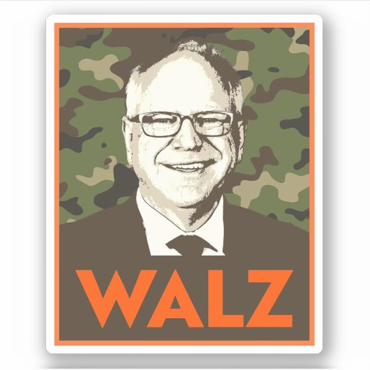 Sticker Walz Hope à Camouflage (Devant)