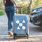 Sticker Wanderlust travel cite les bagages bouteille d'eau (Valise Insitu)