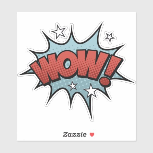 Sticker Waouh ! (Feuille)