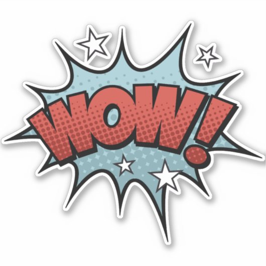 Sticker Waouh ! (Devant)