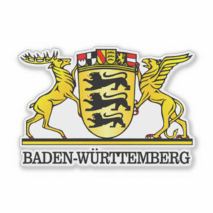 Sticker Wappen Baden-Wurttemberg