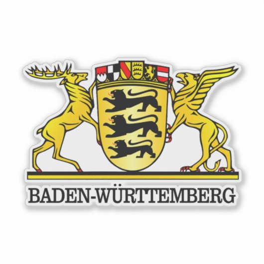 Sticker Wappen Baden-Wurttemberg (Devant)