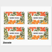 sticker WARMEST WISHES (Feuille)