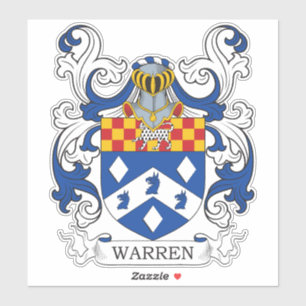 Sticker Warren Family Crest