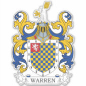 Sticker Warren Family Crest (Devant)