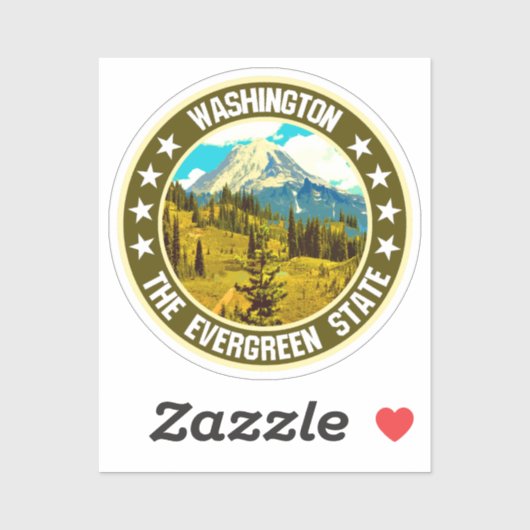Sticker Washington (Feuille)