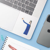 STICKER WASHINGTON (Ordinateur portable avec iPhone)