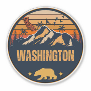 Sticker Washington, Californie
