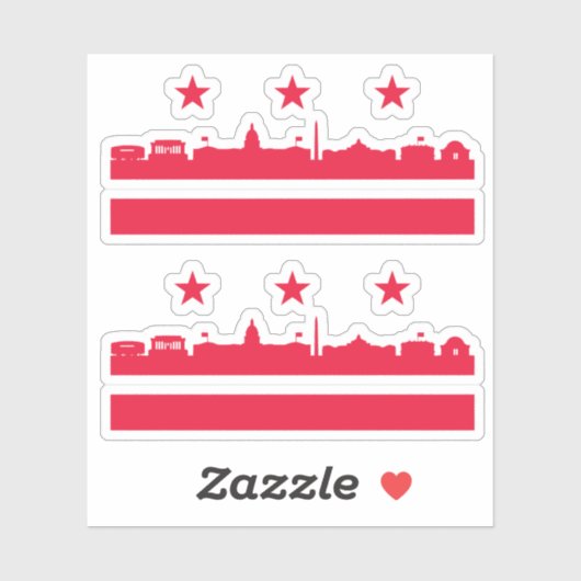 Sticker Washington DC 51e (Feuille)