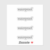 Sticker Water Prosph Forfait gratuit Simple Custom (Feuille)