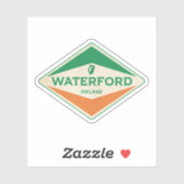Sticker Waterford Ireland Vintage (Feuille)