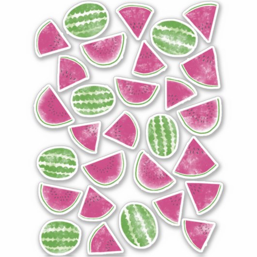 Sticker Watermelon Art (Devant)