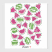 Sticker Watermelon Art (Feuille)