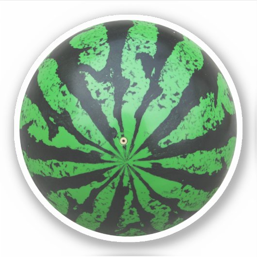 Sticker Watermelon Football / Soccer Ball (Devant)