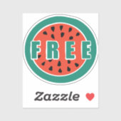 Sticker watermelon free palestine sticker, free gaza (Feuille)