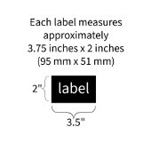 Sticker Waterproof Blue Gold Foil Cosmetics Bottle Label