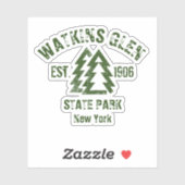 Sticker Watkins Glen State Park New York (Feuille)