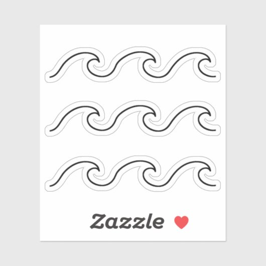 Sticker Waves (Feuille)