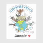 Sticker We Bare Bears - Adventure Await (Feuille)