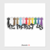 Sticker We Protect Us (Feuille)