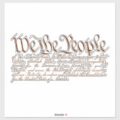 Sticker We the People (Feuille)