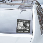 Sticker We The People Distressed Flag