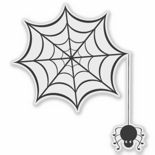 Sticker Web Spider (Devant)