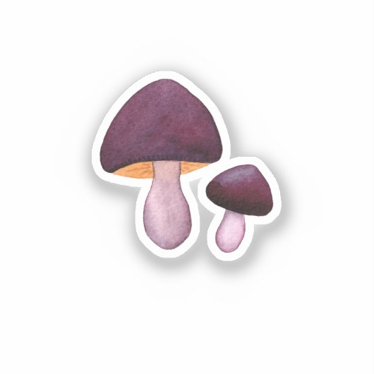 Sticker Webcap Violet (Cortinarius violaceus) (Recto)
