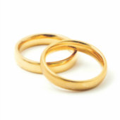 Sticker Wedding rings (Devant)