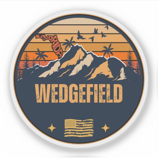 Sticker Wedgefield, Floride  (Devant)