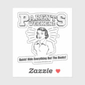 Sticker Week-end Parents : Tout cacher (Feuille)