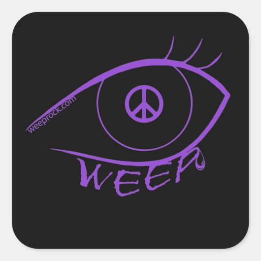 STICKER WEEP (Voorkant)
