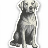 Sticker Weimaraner (Devant)