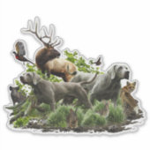 Sticker Weimaraner, "Fantôme Gris" (Devant)