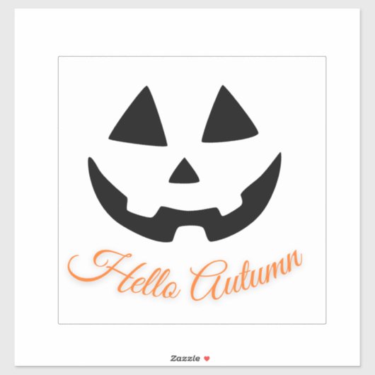 Sticker Welcome October (Feuille)