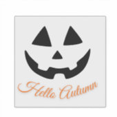 Sticker Welcome October (Devant)