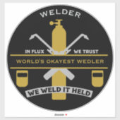 Sticker Welding Humor Gift (Feuille)