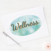 Sticker "Wellness" Pour Votre Bonne Santé. (Enveloppe)