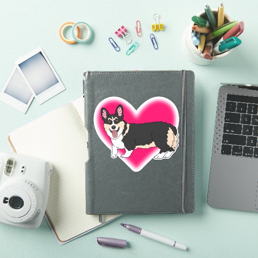 Sticker Welsh Corgi (Couverture iPad)