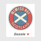 Sticker Wemyss Bay, Écosse (Feuille)