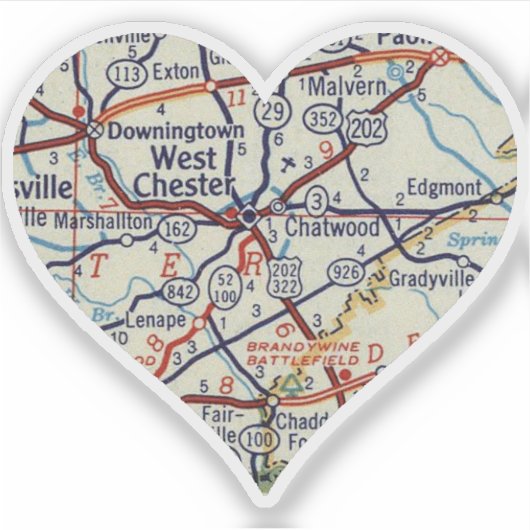 Sticker West Chester PA (Devant)