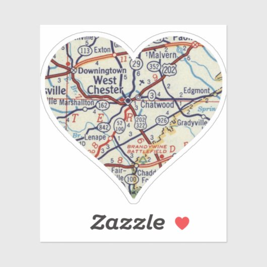 Sticker West Chester PA (Feuille)