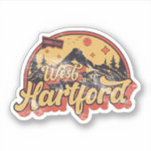 Sticker West Hartford, Connecticut (Devant)