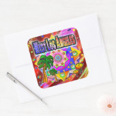 Sticker West Los Angeles Tropical Friends (Enveloppe)