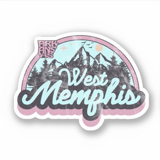 Sticker West Memphis, Arkansas (Devant)