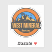 Sticker West Mineral, Kansas (Feuille)