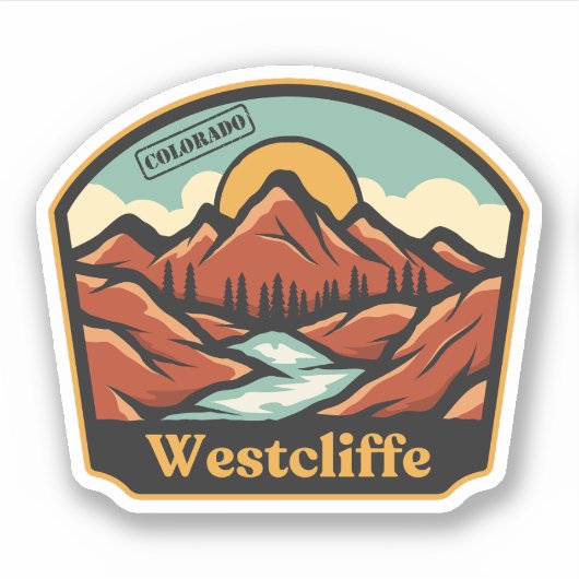 Sticker Westcliffe, Colorado (Devant)